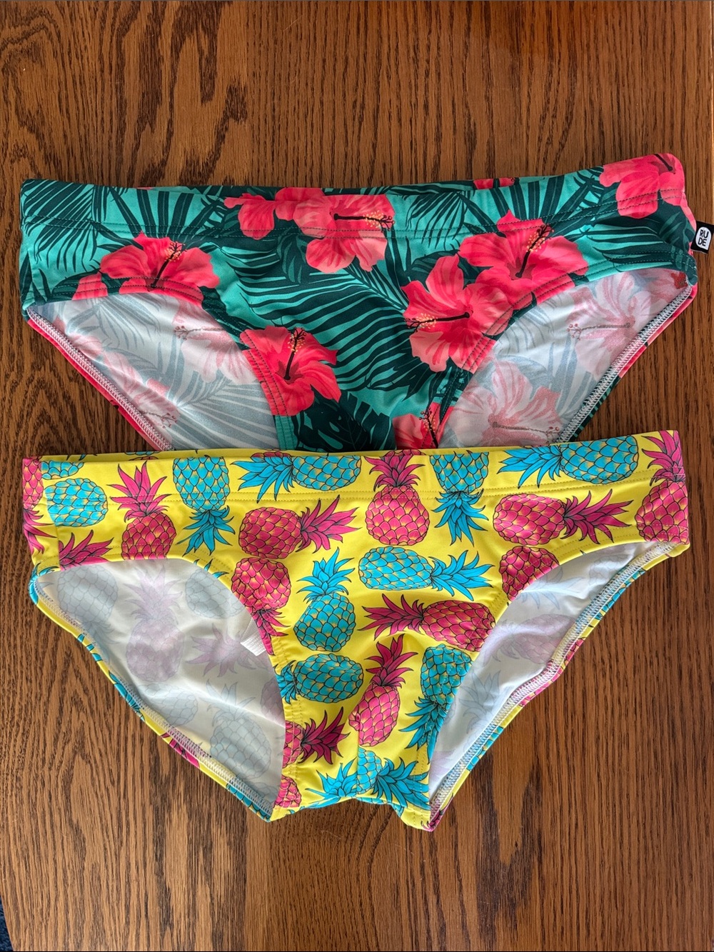 Rude Rainbow Tropical Escape Swim Brief Bundle